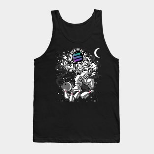 Astronaut Bowling Solana SOL Coin To The Moon Crypto Token Cryptocurrency Blockchain Wallet Birthday Gift For Men Women Kids Tank Top